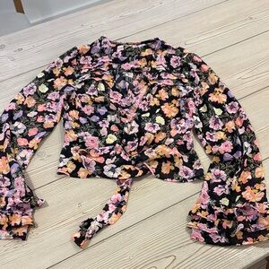 Free People floral Top
